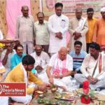 कृषि मंत्री ने किया शिव मंदिर का भूमि पूजन, सहयोग का दिया आश्वासन