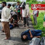 कुशीनगर सड़क हादसा: बाइक सवार दो युवक घायल, तहसीलदार ने पहुंचाया अस्पताल