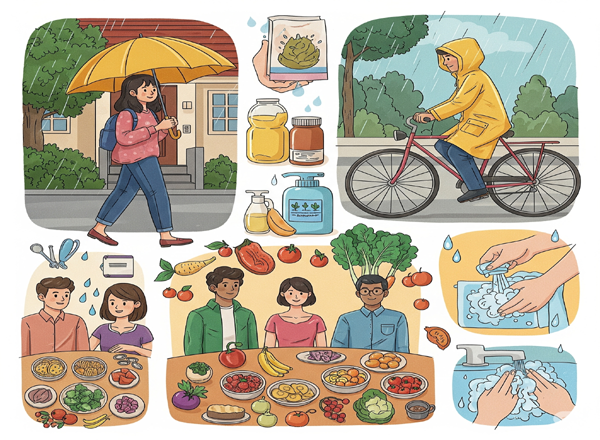 बरसात के मौसम में