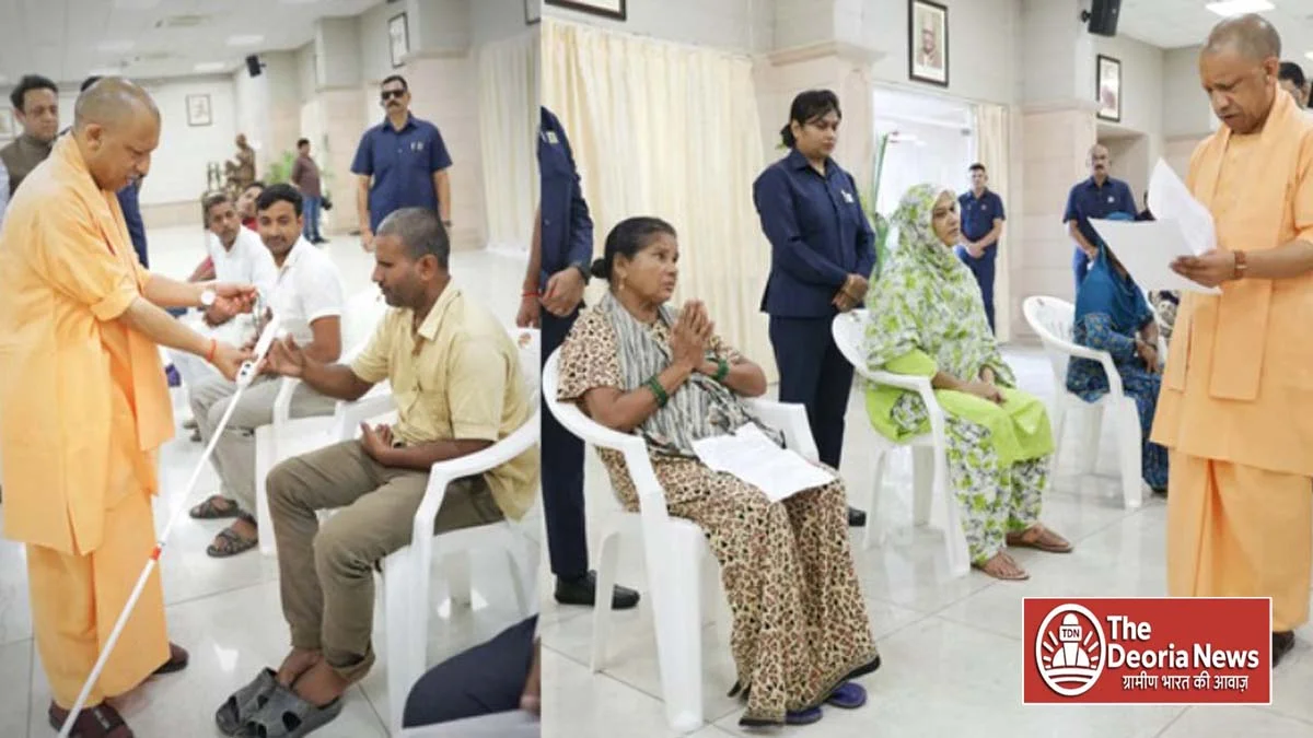 CM Yogi in 'Janta Darshan'