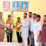 पथरदेवा अंडर-14 महिला फुटबॉल विजेता टीम की खिलाड़ियों का भव्य स्वागत