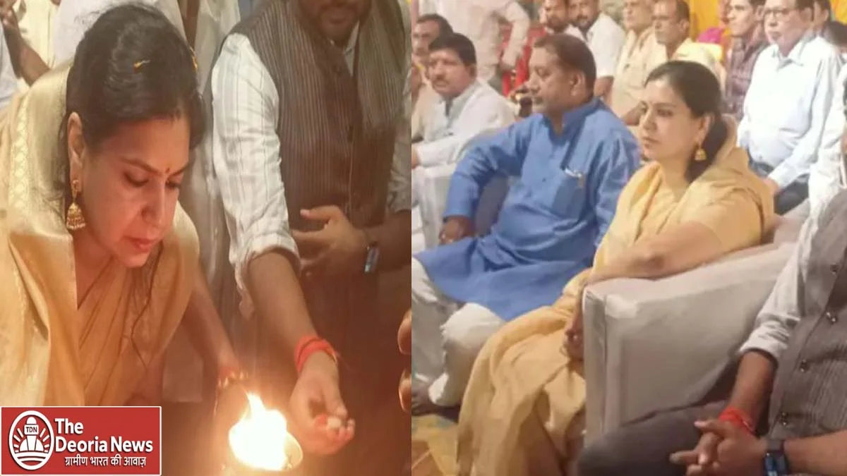 Dev Diwali lit up in Deoria