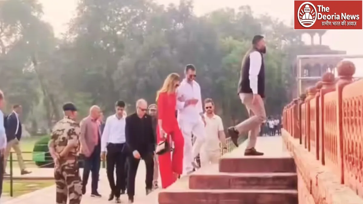 Donald Trump Jr. reached Taj Mahal