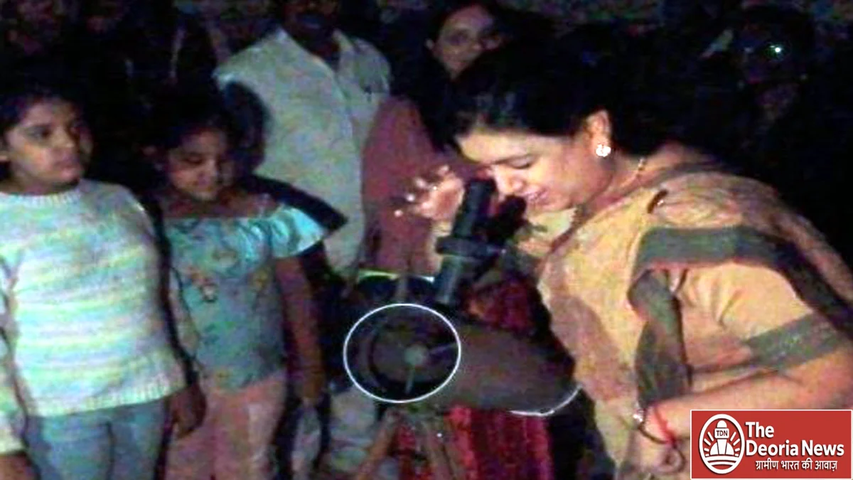 Students made telescope in Deoria