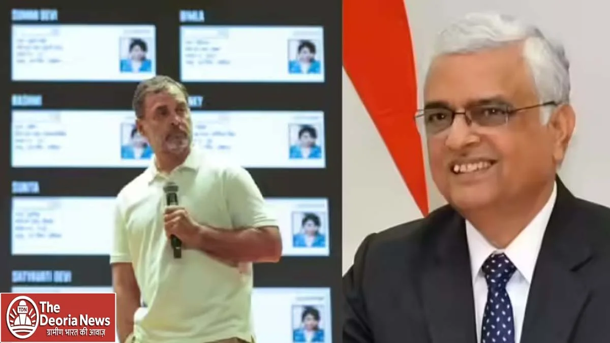 Rahul Gandhi's voter list manipulation allegations