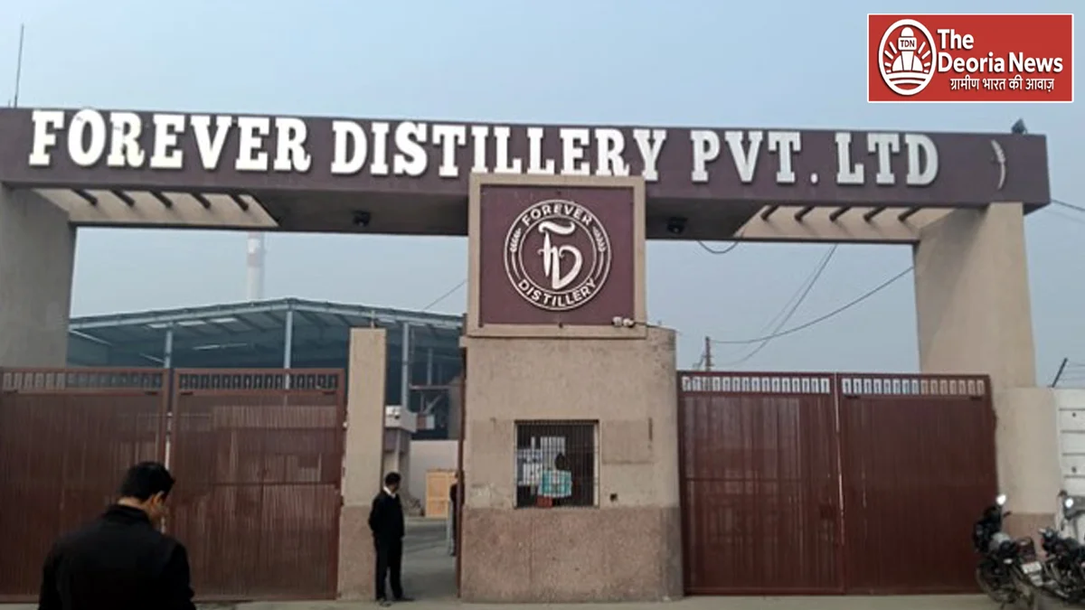 At liquor factory in Deoria