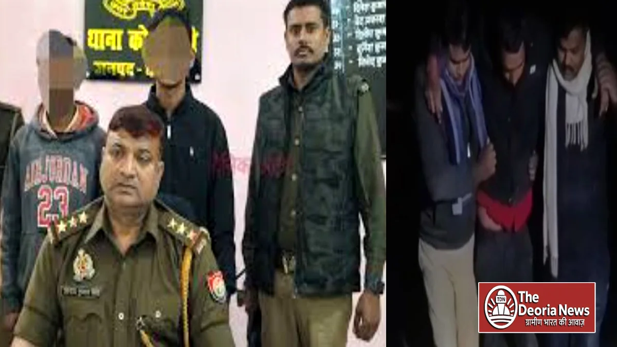 Police fight with cow smugglers in Deoria