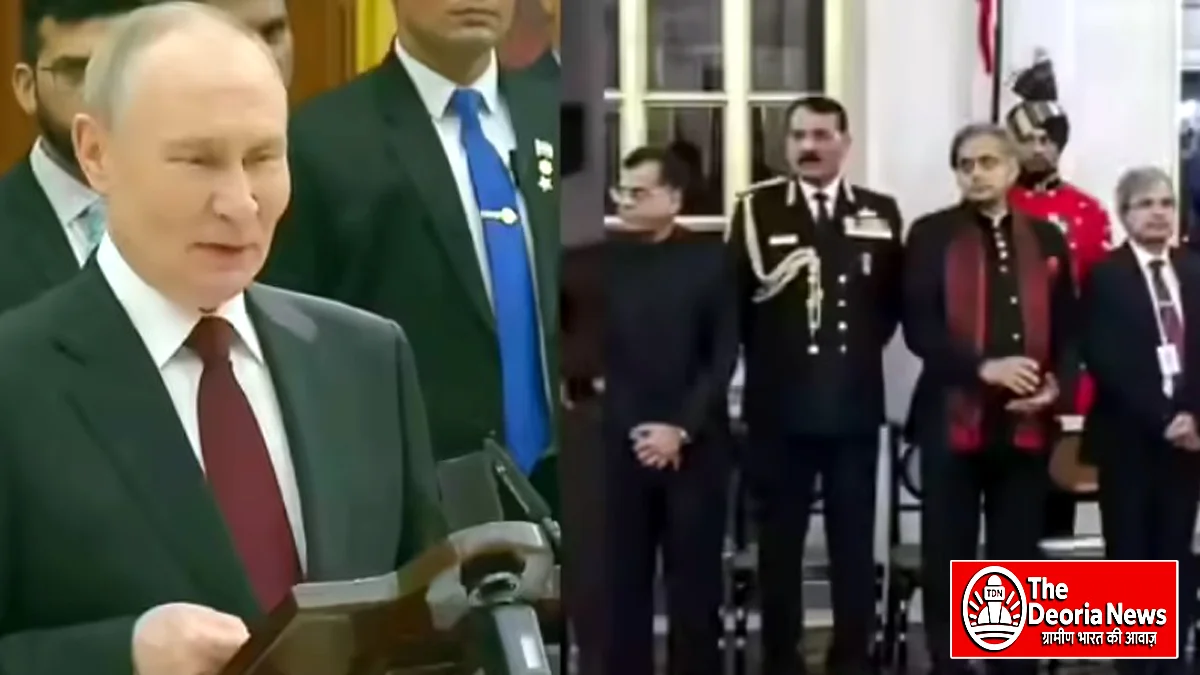 Shashi Tharoor honored Putin