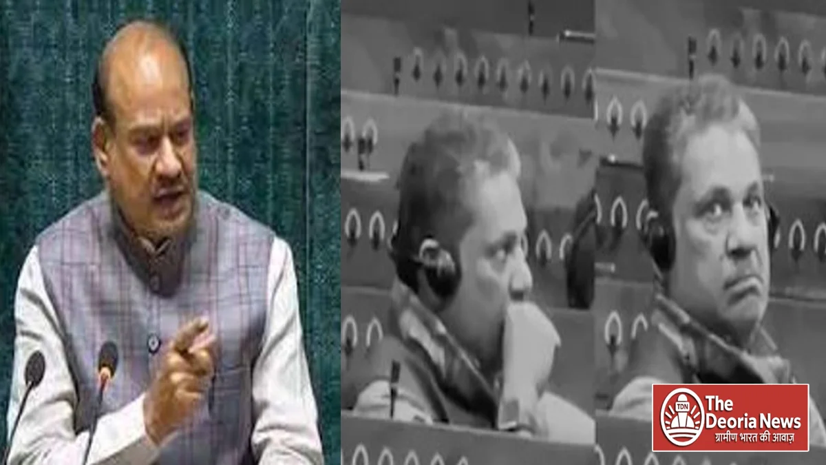 Smoking e-cigarette in Lok Sabha