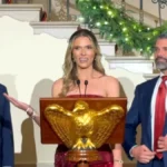 व्हाइट हाउस का क्रिसमस रिसेप्शन बना सगाई पार्टी, ट्रंप जूनियर ने मॉडल बेटिना एंडरसन से की सगाई का ऐलान