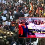 बांग्लादेश में हिंदू युवक की हत्या के विरोध में VHP का प्रदर्शन, हाई कमीशन के बाहर बढ़ा तनाव