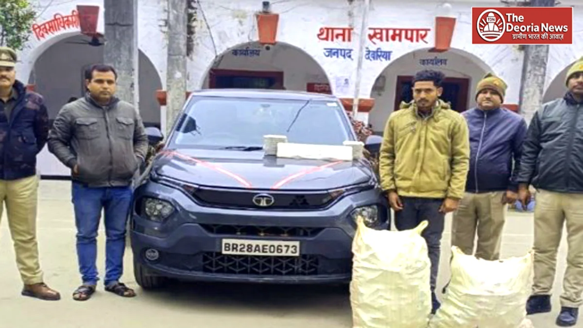 Illegal liquor smuggling in Deoria