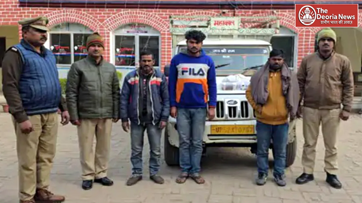 Police major in saliva in Deoria