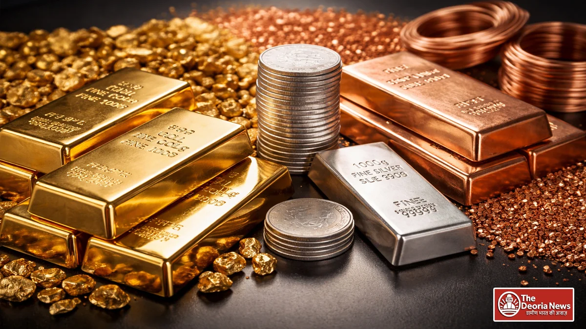 Heavy in gold, silver and copper