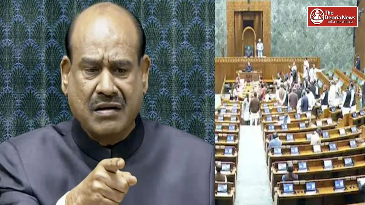 Notice for removal of Om Birla