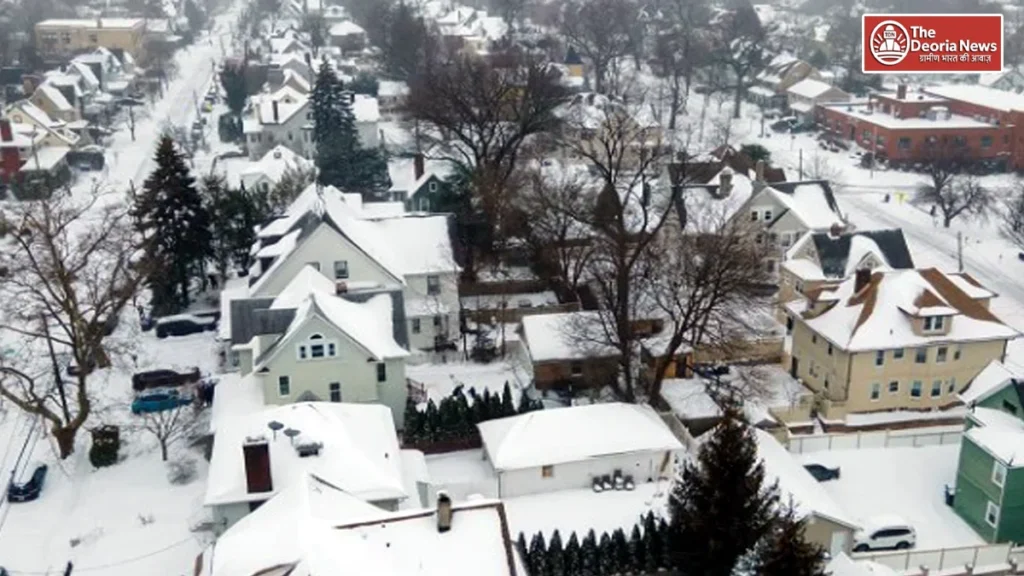 severe snow in America