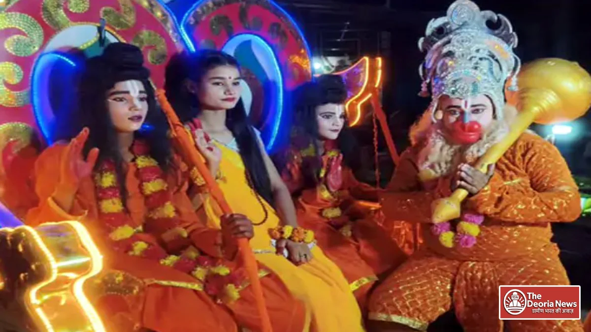 Deoria With slogans of Jai Shri Ram