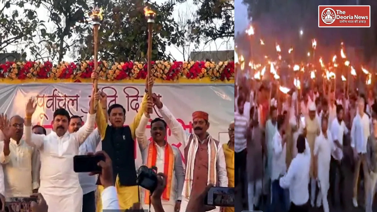 Purvanchal Revolution Day in Deoria