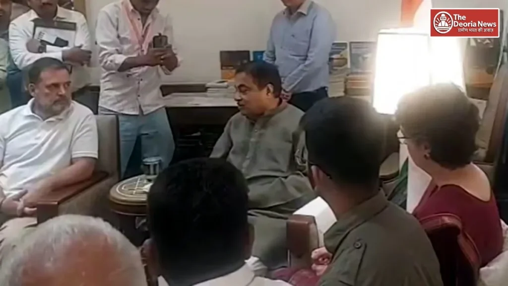 Rahul-Priyanka met Gadkari