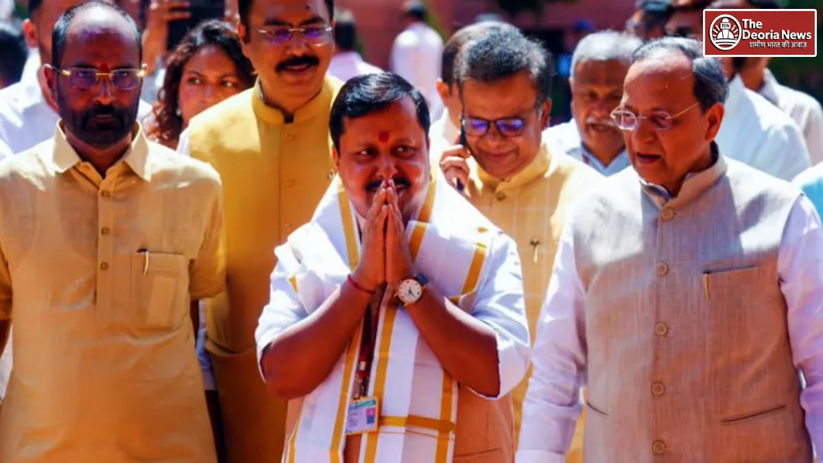 BJP President Nitin Naveen took