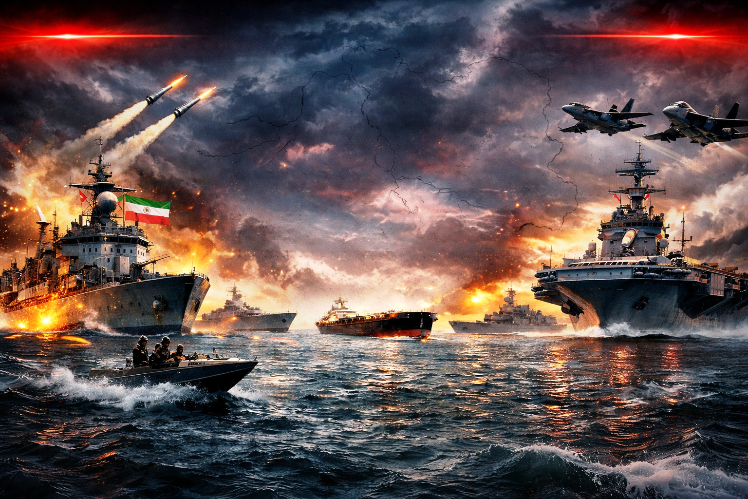 Conflict deepens on Hormuz Strait