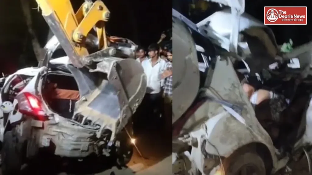 Deoria Horrific road accident in Baghauchghat