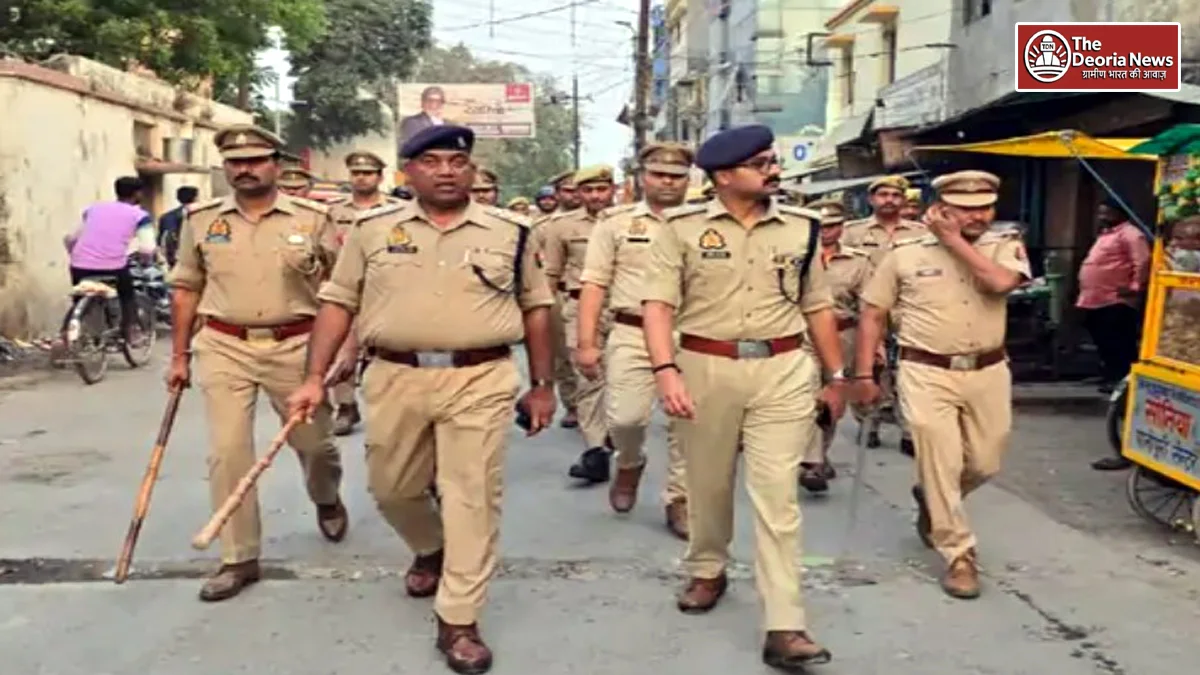 Foot patrolling of Superintendent of Police in Deoria