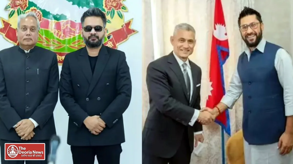 In front of the new government of Nepal