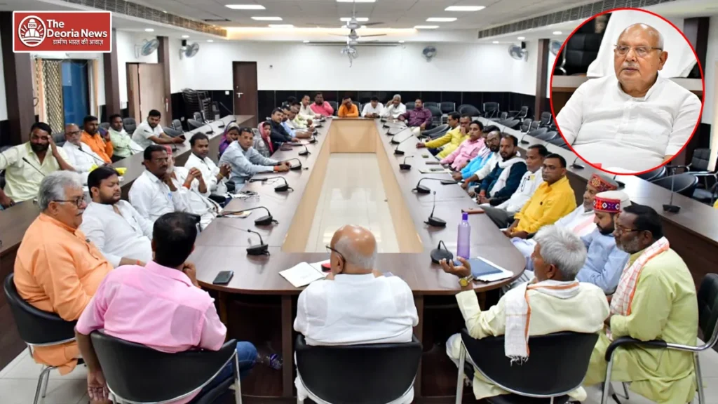 Deoria Agriculture Minister Surya Pratap in Pathardeva
