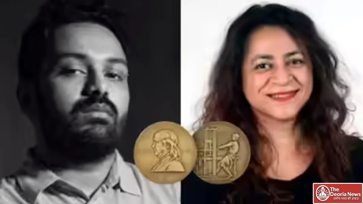 Indian journalists Anand RK and Suparna