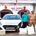 देवरिया में शराब तस्करों ने दरोगा पर चढ़ाई कार, बैरियर तोड़कर भागने की कोशिश; 20 पेटी अवैध शराब बरामद