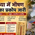 देवरिया में भीषण गर्मी का कहर, 42 डिग्री पहुंचा तापमान, दोपहर में सड़कों पर पसरा सन्नाटा