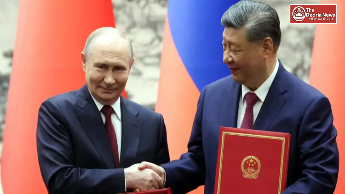 Xi Jinping and Putin meeting