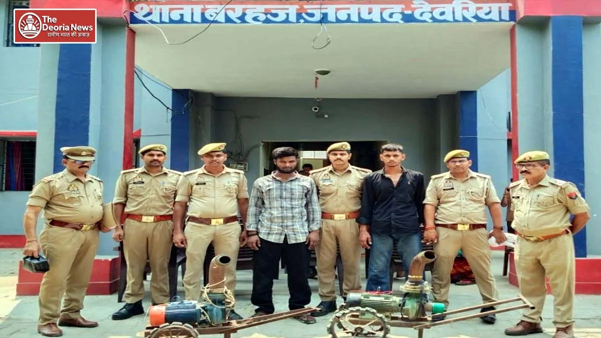 Barhaj police [investigated] two thefts.
