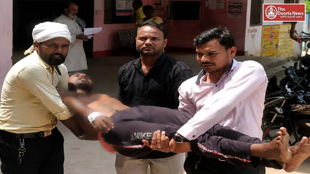 Deoria Due to dispute between husband and wife