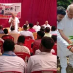 देवरिया : कृषि मंत्री सूर्यप्रताप शाही ने पथरदेवा में सुनी ‘मन की बात’, संगठनात्मक बैठक के बाद किया पौधारोपण