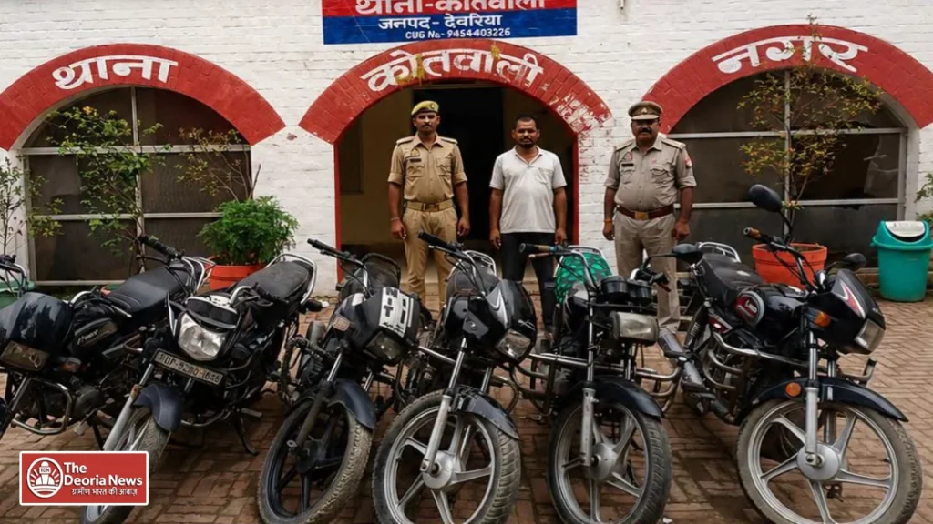 Vehicle theft gang in Deoria