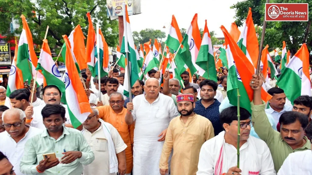 Deoria Grand Tricolour in Pathardeva