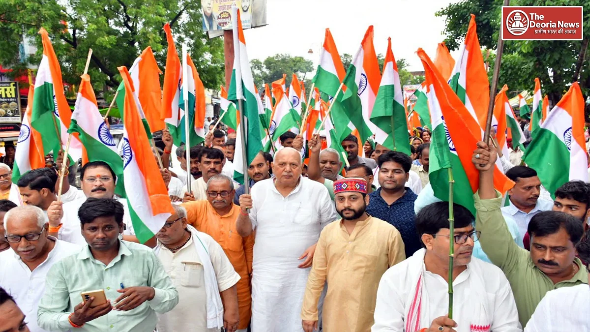 Deoria Grand Tricolour in Pathardeva