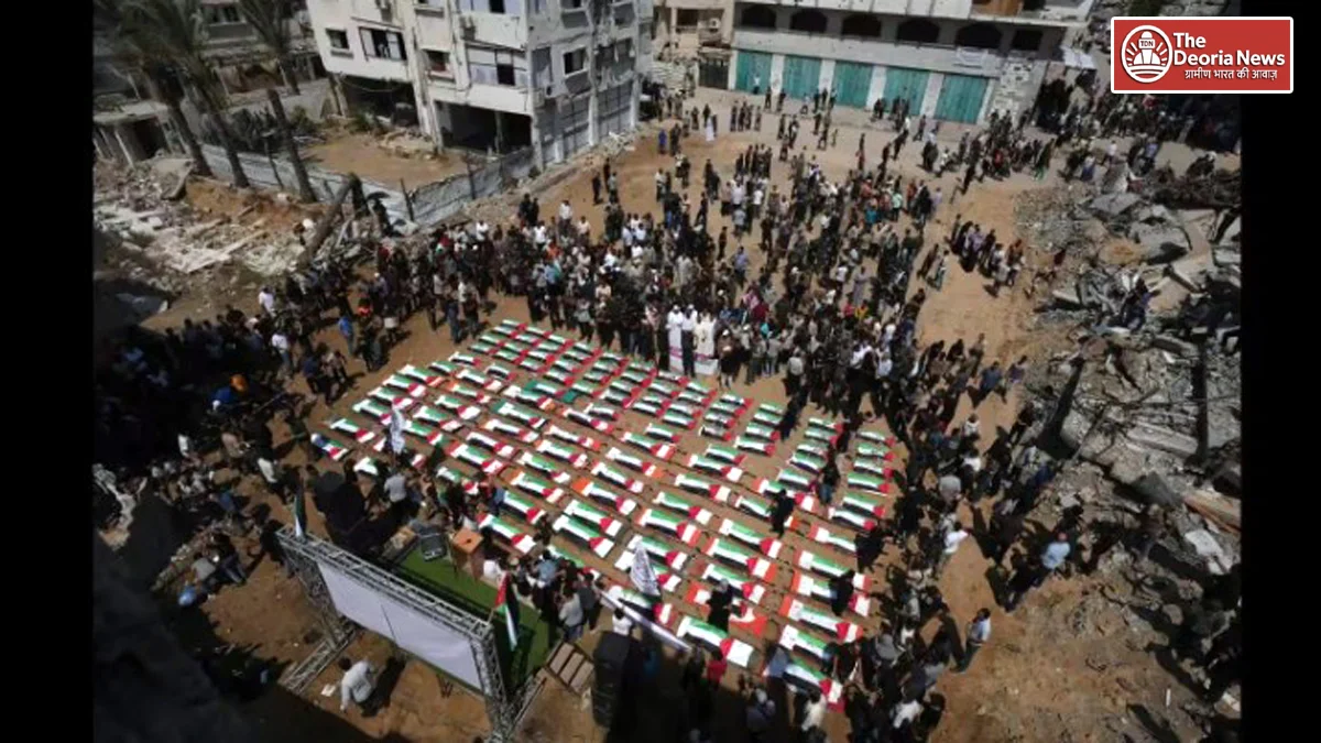 Mass of 112 dead bodies in Gaza